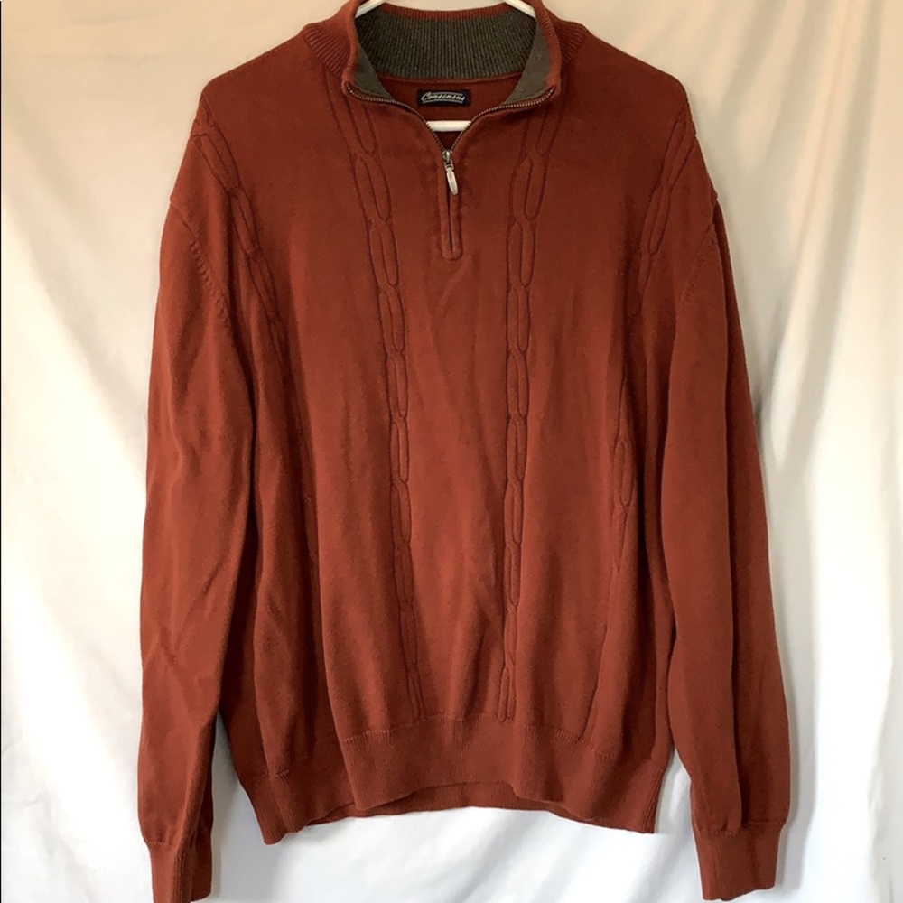 Men’s sweater part zip